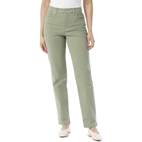 Denim - Women's Classic High Rise Tapered Jean Cotton Spandex Casual Work